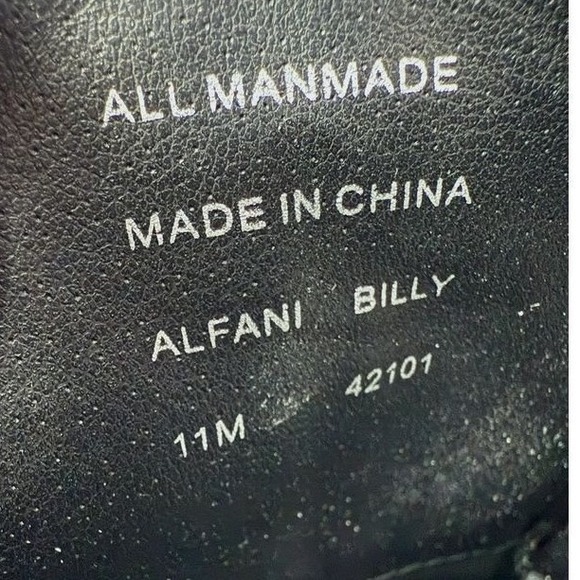 Alfani Billy Oxford Dress Shoes Casual Plain Toe Lace Up Black Sneaker Sole 11M - Picture 9 of 11